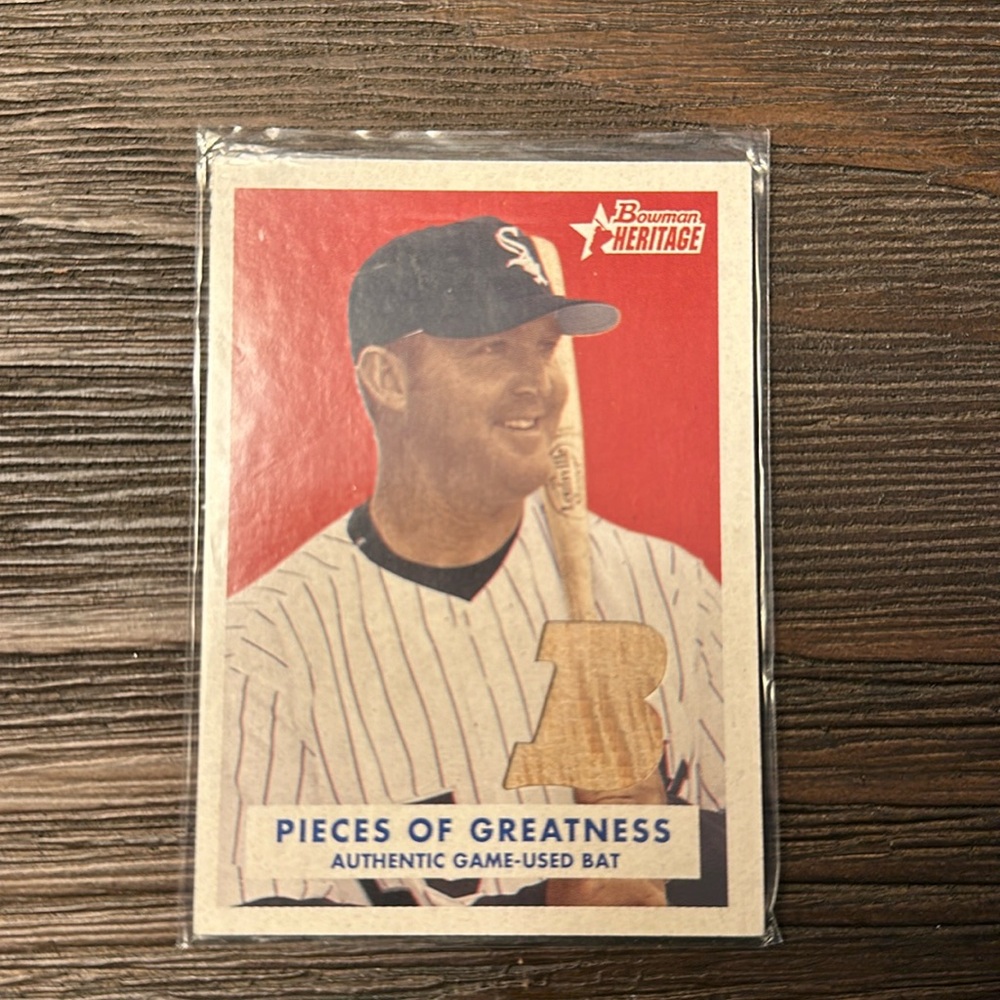 Jim Thome Memorabilia Card